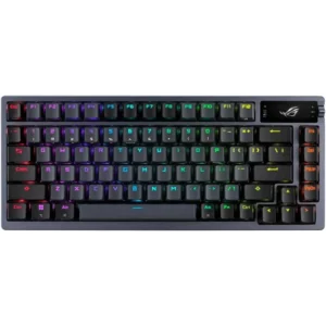 ASUS ROG Azoth M701 Wireless Mechanical Gaming Keyboard - 75%, Tri-Mode 2.4/Bluetooth Connectivity, Hot Swappable ROG NX Switches, RGB OLED Display, Black - Image 1