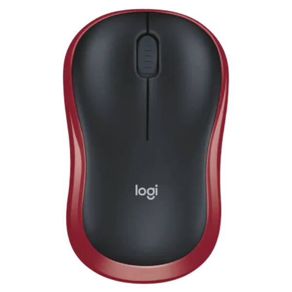 Logitech M185 Wireless Mouse Red