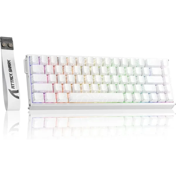 ATTACK SHARK X68 HE Max White