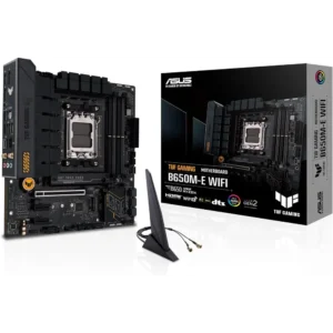 ASUS TUF GAMING B650M-E WIFI AMD AM5 mATX Motherboard – DDR5, PCIe 5.0, 2.5Gb Ethernet, RGB Support - Image 1
