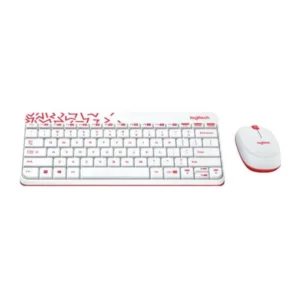 Logitech MK240 Wireless Combo White - 2.4GHz Keyboard & Mouse Set with Nano Receiver - Image 1